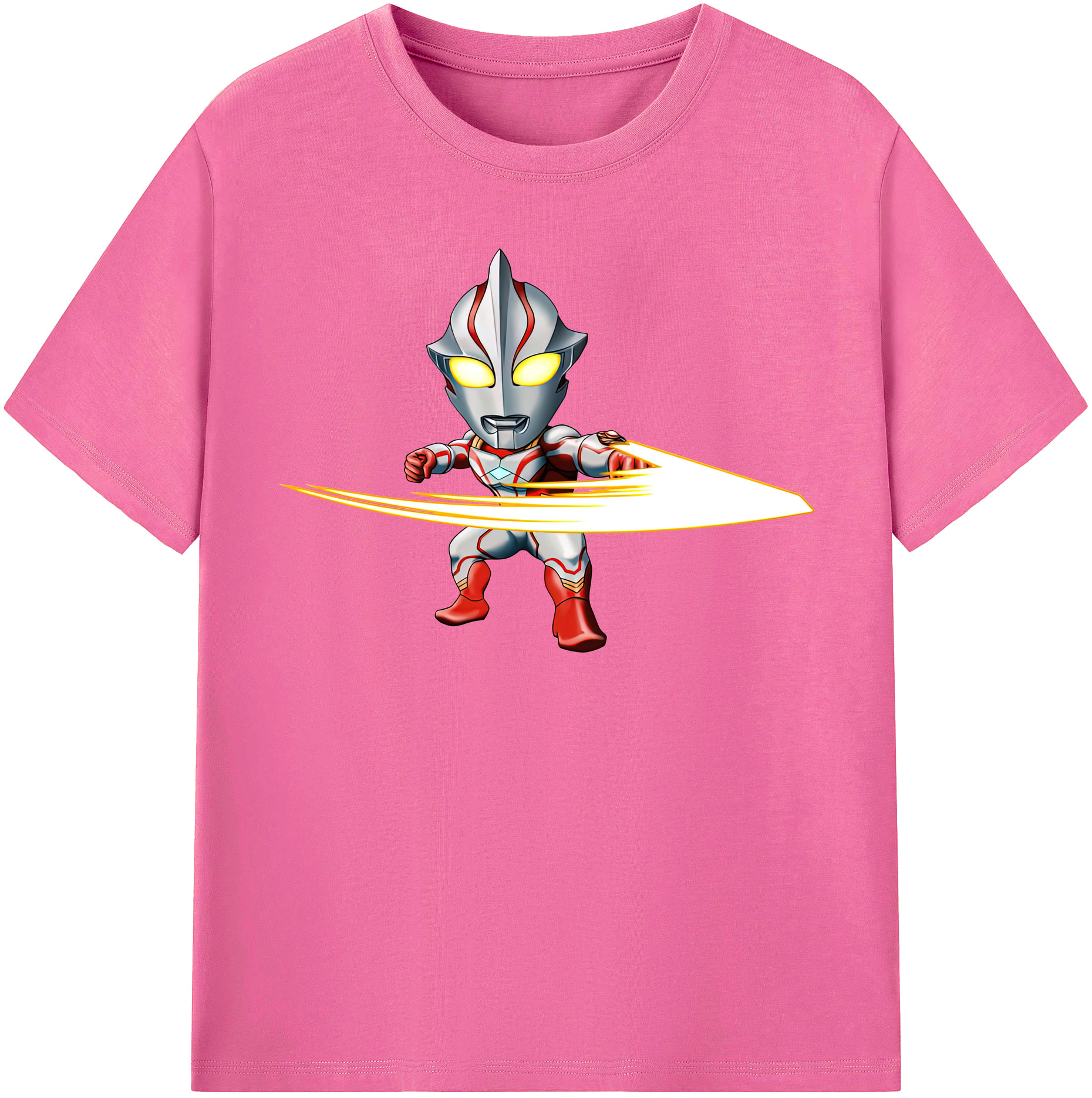 （画像用） ウルトラマン Ultraman レディースカジュアルプリントTシャツ（綿100％）